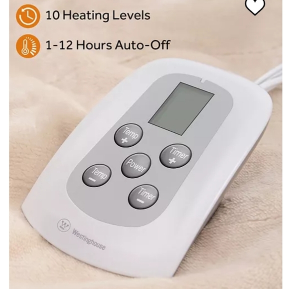 Westinghouse Beige Queen Sized Heated Blanket - Picture 8 of 11